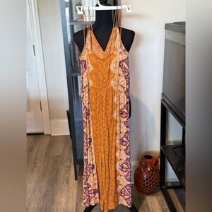 Bohemian Orange and Purple Jumper